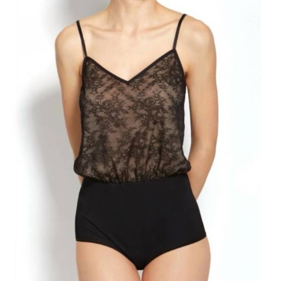 Hanky Panky Odette Blouson Lace Bodysuit Size L